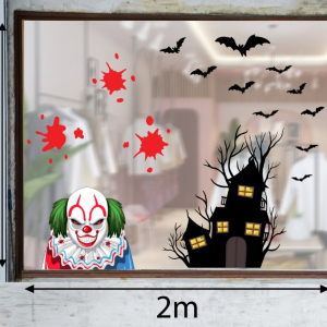 Decal dán tường Decal Halloween - Chú hề Decal dán tường Decal Halloween - Chú hề