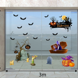 Decal dán tường Decal Halloween - Ma cà rồng