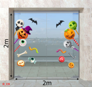 Decal dán tường Decal Halloween - Những cái kẹo