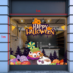 Decal dán tường Decal Halloween - Qùa bánh kẹo