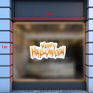Decal dán tường Decal Halloween- Chữ Hallowen vàng Decal dán tường Decal Halloween- Chữ Hallowen vàng