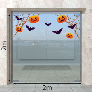 Decal dán tường Decal Halloween -Màng nhện