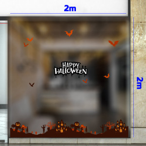 Decal dán tường Decal Halloween -ngôi nhà kinh dị Decal dán tường Decal Halloween -ngôi nhà kinh dị