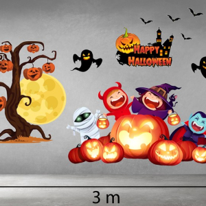 Decal dán tường Decal Halloween- Những con ma dễ thương Decal dán tường Decal Halloween- Những con ma dễ thương
