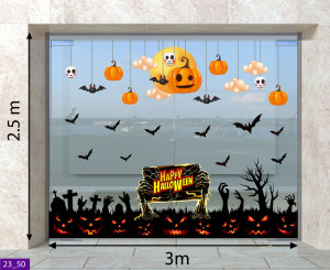 Decal dán tường Decal Halloween -Những bàn tay ma quái Decal dán tường Decal Halloween -Những bàn tay ma quái