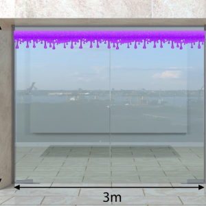 Decal dán tường Decal Halloween- slime tím 3m Decal dán tường Decal Halloween- slime tím 3m