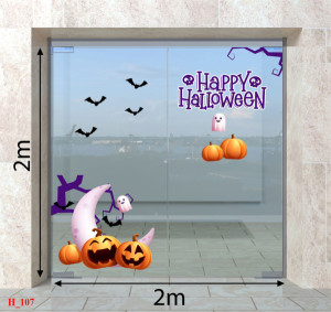Decal dán tường Decal Halloween- Decal dán tường Decal Halloween-