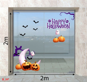 Decal dán tường Decal Halloween-