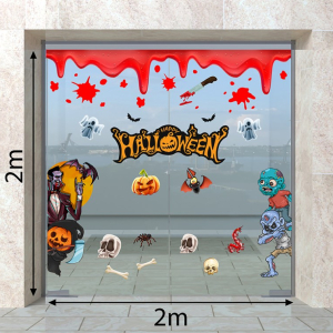 Decal dán tường Decal Halloween Zombie