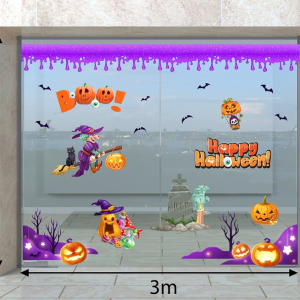 Decal dán tường Decal Halloween Phù thủy và bí ma Decal dán tường Decal Halloween Phù thủy và bí ma