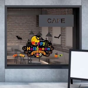 Decal dán tường Decal happy halloween 4