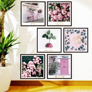 Decal dán tường Decal dán decal khung hình hoa hồng, chi tiết rời, trang trí quán trà sữa, đẹp ở TPHCM Decal dán tường Decal dán decal khung hình hoa hồng, chi tiết rời, trang trí quán trà sữa, đẹp ở TPHCM