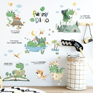Decal dán tường Decal dán decal khủng long con xanh, xanh lá, phòng bé, sau dán 1,15 x 0,90(m)(dài x rộng) tại TPHCM Decal dán tường Decal dán decal khủng long con xanh, xanh lá, phòng bé, sau dán 1,15 x 0,90(m)(dài x rộng) tại TPHCM