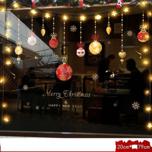 Decal dán tường  Decal Noel - Qủa châu (H) Decal dán tường  Decal Noel - Qủa châu (H)