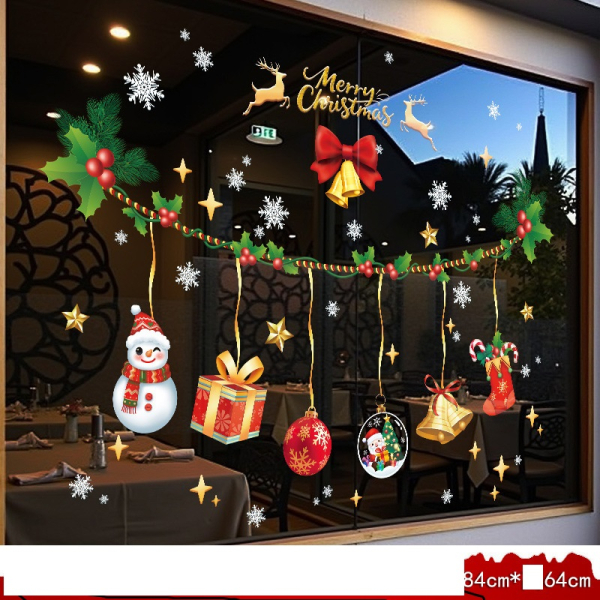 Decal dán tường Decal Noel-  Dây treo  Noel  (H) Decal dán tường Decal Noel-  Dây treo  Noel  (H)