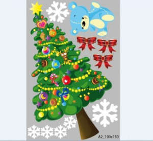 Decal dán tường Decal noel A2 - Cây thông giáng sinh khổ lớn Decal dán tường Decal noel A2 - Cây thông giáng sinh khổ lớn