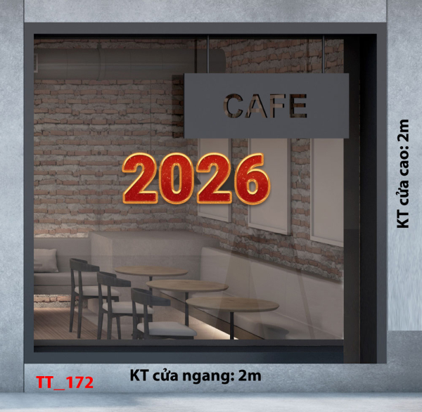 Decal dán tường Decal Tết trung thu mẫu 172