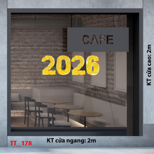 Decal dán tường Decal Tết trung thu mẫu 178