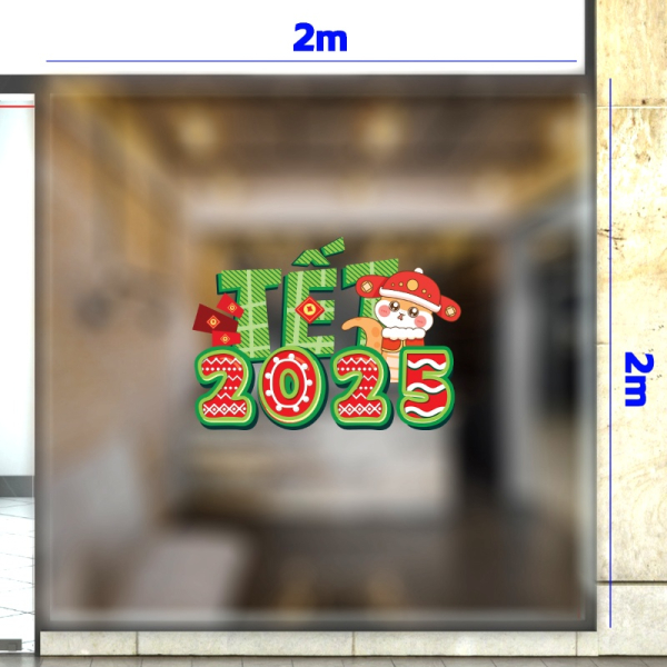 Decal dán tường Decal Tết xuân 2025 - Tết 169 Decal dán tường Decal Tết xuân 2025 - Tết 169