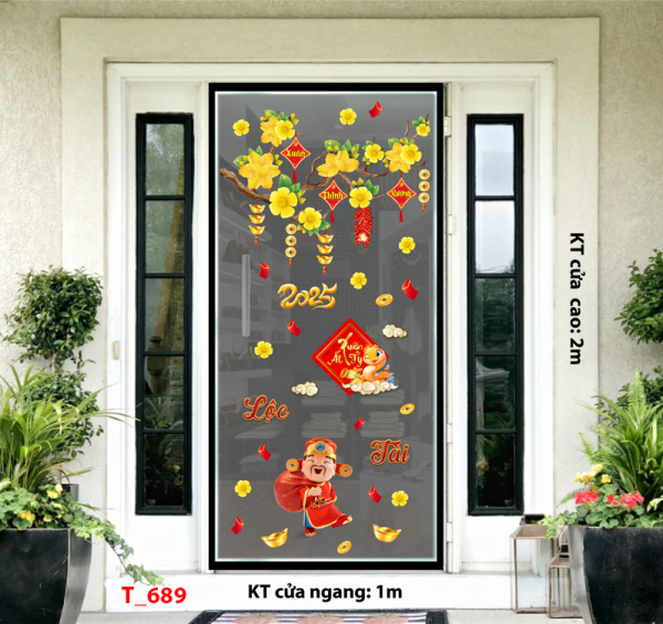 Decal dán tường Decal Tết xuân 2025- Tết 689 Decal dán tường Decal Tết xuân 2025- Tết 689