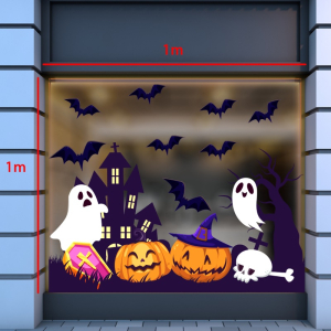 Decal dán tường Decal trang trí halloween 11 Decal dán tường Decal trang trí halloween 11