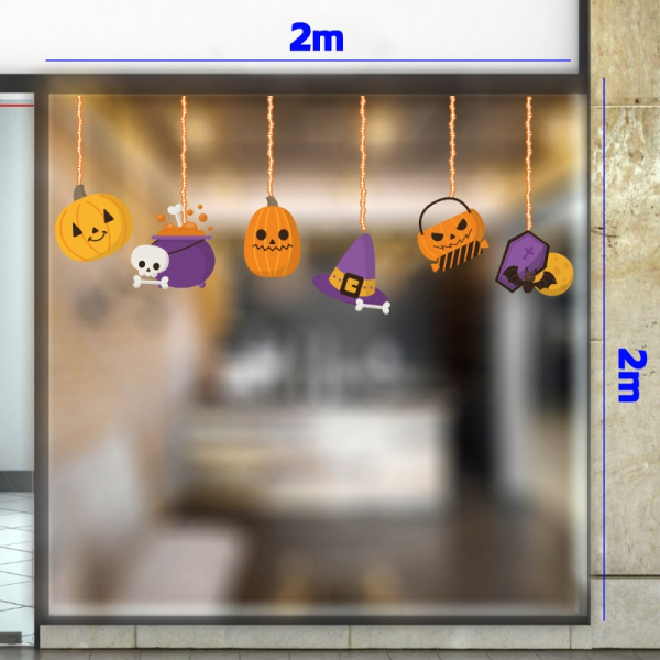 Decal dán tường Decal trang trí halloween 16 Decal dán tường Decal trang trí halloween 16