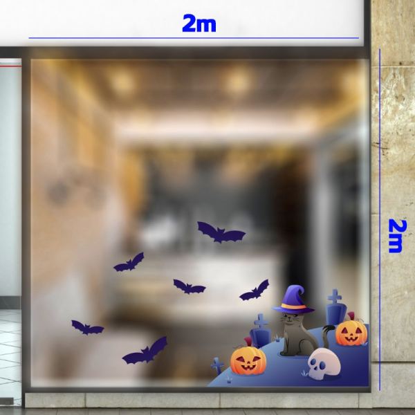 Decal dán tường Decal trang trí halloween 9 Decal dán tường Decal trang trí halloween 9