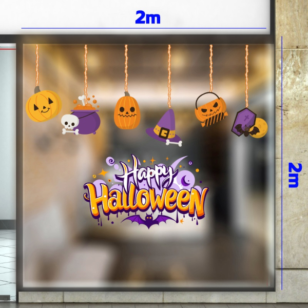 Decal dán tường Decal trang trí halloween combo 2m 14 Decal dán tường Decal trang trí halloween combo 2m 14