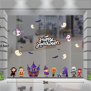 Decal dán tường Decal trang trí halloween combo 3m Decal dán tường Decal trang trí halloween combo 3m