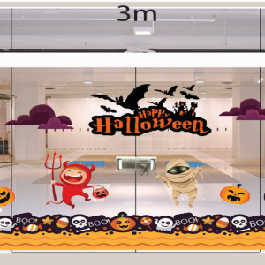 Decal dán tường Decal trang trí Halloween combo số 1