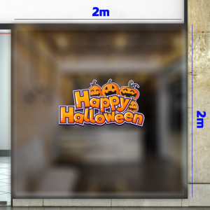 Decal dán tường  Decal  trang trí halloween cửa kính 