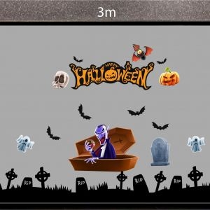 Decal dán tường Decal trang trí Halloween số 37 Decal dán tường Decal trang trí Halloween số 37