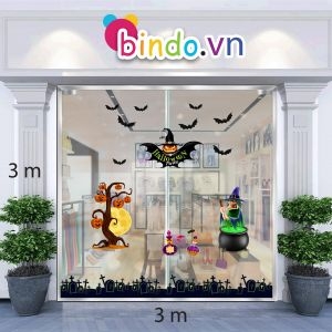 Decal dán tường Decal trang trí Halloween số 43 Decal dán tường Decal trang trí Halloween số 43
