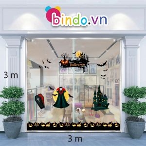 Decal dán tường Decal trang trí Halloween số 46 Decal dán tường Decal trang trí Halloween số 46