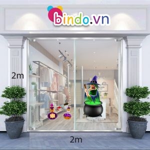 Decal dán tường Decal trang trí Halloween số 49