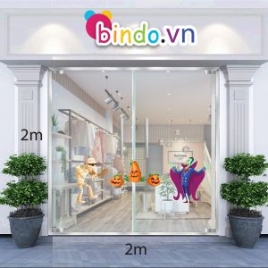 Decal dán tường Decal trang trí Halloween số 51