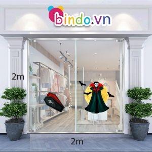 Decal dán tường Decal trang trí Halloween số 55