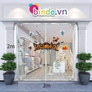 Decal dán tường Decal trang trí Halloween số 58
