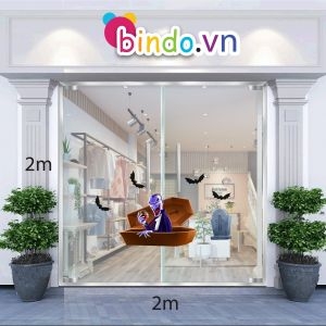 Decal dán tường Decal trang trí Halloween số 60 Decal dán tường Decal trang trí Halloween số 60
