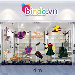 Decal dán tường Decal trang trí Halloween số 63 Decal dán tường Decal trang trí Halloween số 63