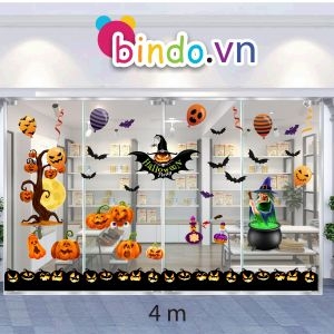 Decal dán tường Decal trang trí Halloween số 64 Decal dán tường Decal trang trí Halloween số 64