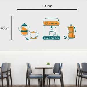 Decal dán tường Decal dán tường decal trang trí quán số 11, có sẵn keo, dán quán cafe, đẹp ở TPHCM