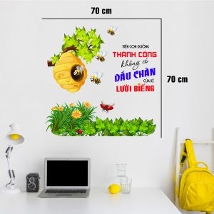 Decal dán tường Decal dán tường decal trang trí quán số 24, có sẵn keo dán 2 mặt, dán quán trà sữa, độc đáo ở TPHCM