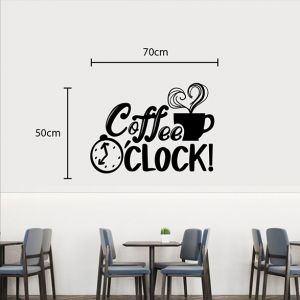 Decal dán tường Decal dán decal trang trí quán số 3, có sẵn keo, dán quán cafe, độc đáo ở TPHCM