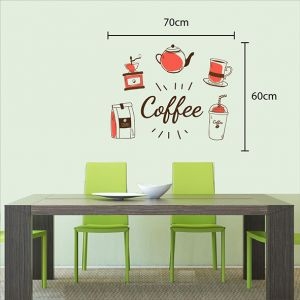 Decal dán tường Decal dán decal trang trí quán số 9, phong cách hàn quốc, trang trí quán cafe, TPHCM