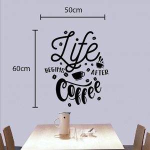 Decal dán tường Decal dán decal trang trí quán số1, trang trí quán cafe, có sẵn keo dán 2 mặt, cao cấp tphcm