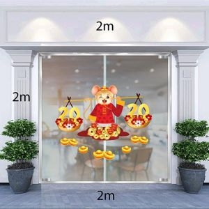 Decal dán tường Decal trang trí tết xuân 2020 số 100