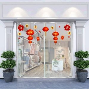Decal dán tường Tết xuân 61 - Đèn lồng chào xuân Decal dán tường Tết xuân 61 - Đèn lồng chào xuân