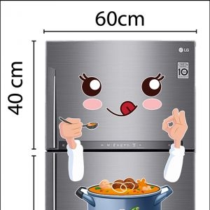 Decal dán tường Decal trang trí tủ lạnh số 13 Decal dán tường Decal trang trí tủ lạnh số 13