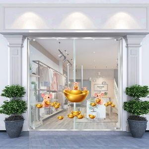 Decal dán tường Decal trang trí tết xuân 2020 số 68